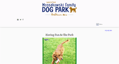 Desktop Screenshot of bellevuedogpark.com